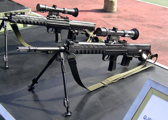 kahles 01 tm tfb Kahles scope for the Chinese QBU 88 Designated Marksman Rifle photo