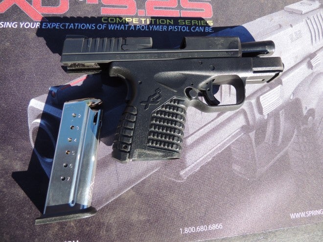 Springfield XDs 9mm with 7 round magazine