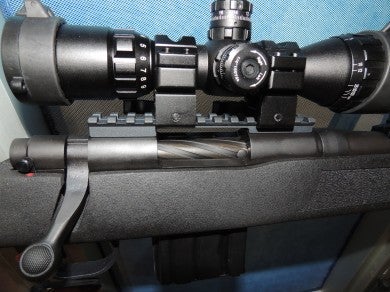 The MVP FLEX and Patrol fluted bolt and 3-9x32mm scope.