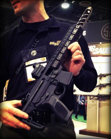 Sig Sauer's MPX (without can) Photo courtesy of Armed Candy