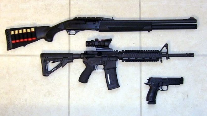 These aren't mine, but I think the AR platform and Sig are a great way to go.