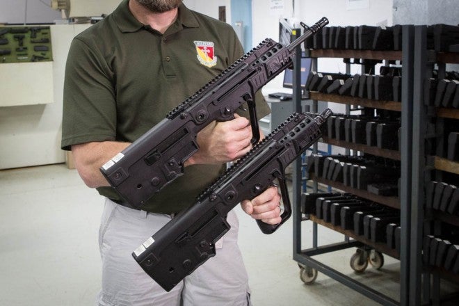 The new Tavor X-95 design. Copyright Military Arms Channel.