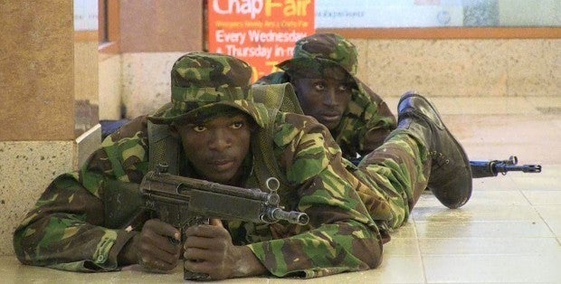 Kenyan Troops With H&K G3 rifles.