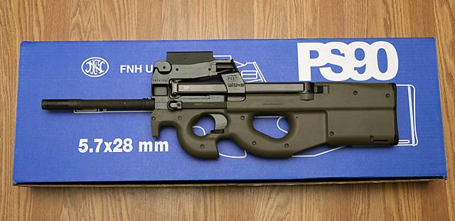 FN PS90 in factory configuration. 