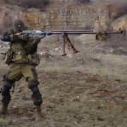 Russian rifle off hand