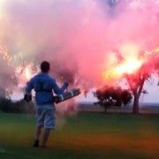 Firework cannons