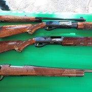 High grade Remington 870,100 and model 700. Just look at that hand engraving and gorgeous wood!