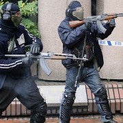 uk police dressed as terrorists