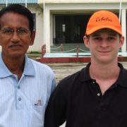 Myself with Kyaw Aye at the Burmese Olympic Shooting Range in Dagon Township, just north of the capitol of Yangon.