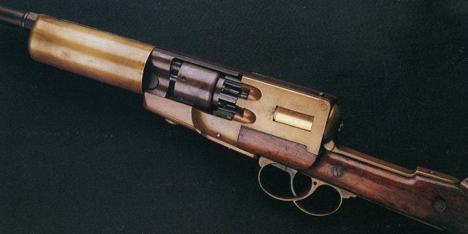 World's First FullAuto Firearm was an 1855 Percussion Revolving Rifle