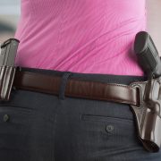Woman with Galco holster