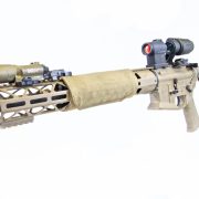 A custom rifle configured for 2 and 3 gun competition by KE Arms.