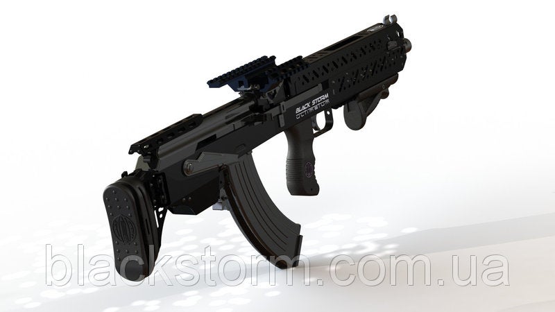 Ukrainian Black Storm BS-4 Bullpup Conversion Kit for AK Rifles (3)
