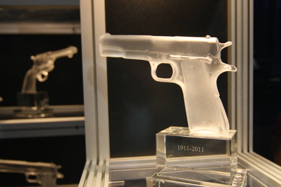 Crystal Pistols: Replicas made from glass.