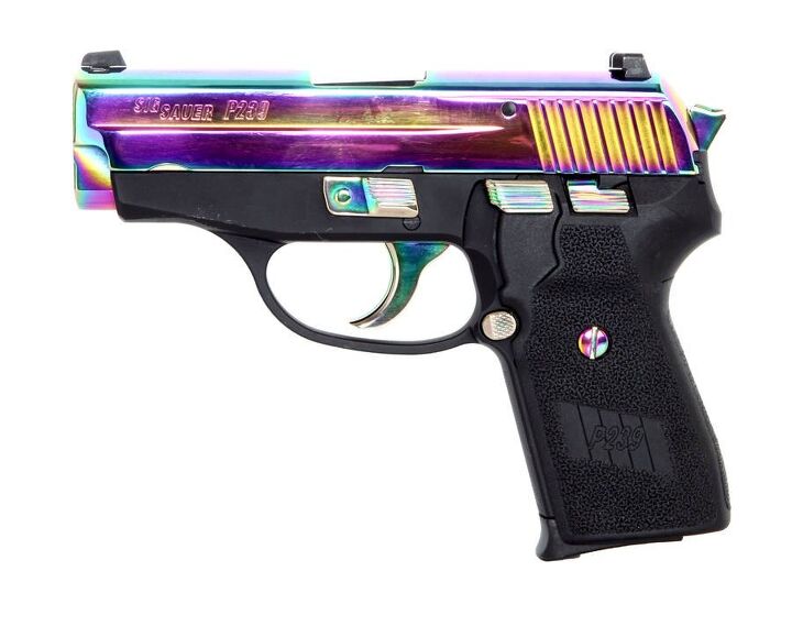 SIG P239 with Rainbow Titanium Finish -The Firearm Blog