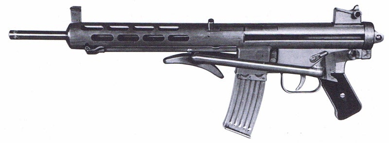 Vorgrimler Model 1 rifle designed for CEAM  (photo from "Full Circle" by R. Blake Stevens)
