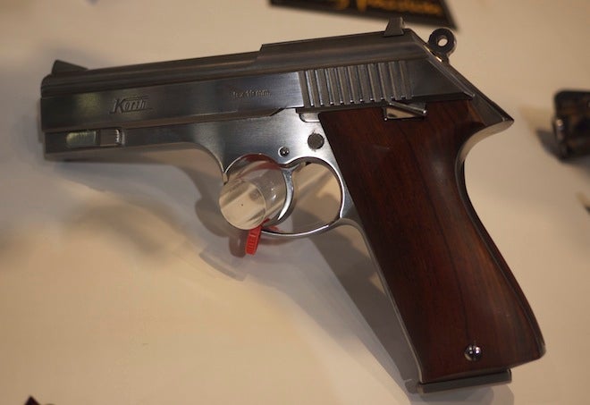 Korth Classic Semi-Auto Pistol, 9mm in Plasma Finish -- $7,000