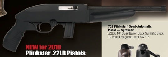 Mossberg 702 Plinkster Pistol.