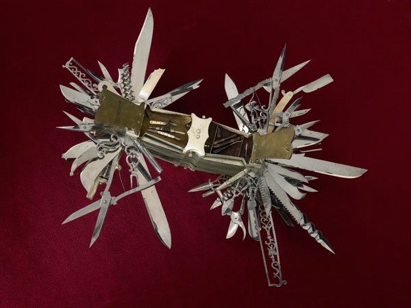 Multi-bladed folding knife 2