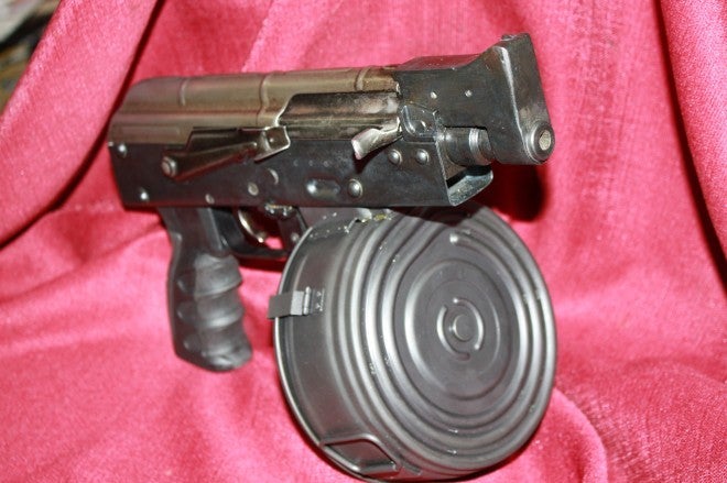 Shortest AK pistol. Tochka.