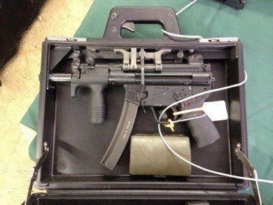 Knob Creek '13- Suitcase machine gun: MP5K.