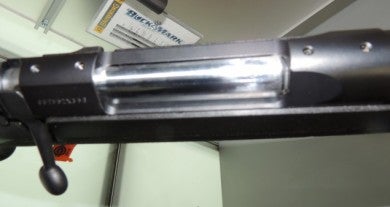 The enlarged AB3 bolt is chrome coated for protection and smooth operation.