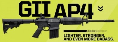 Marketing materials for DPMS' G2 .308 rifles. Uses very similar language and symbols. 