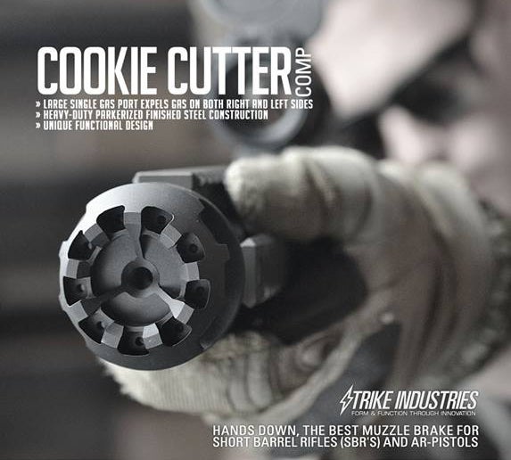 Strike Industries Cookie Cutter Comp -The Firearm Blog