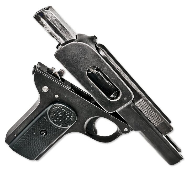 German Pistol Dreyse M1907 open