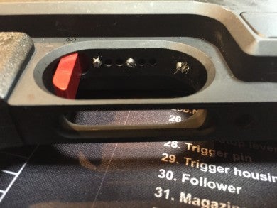 Trigger with set screws