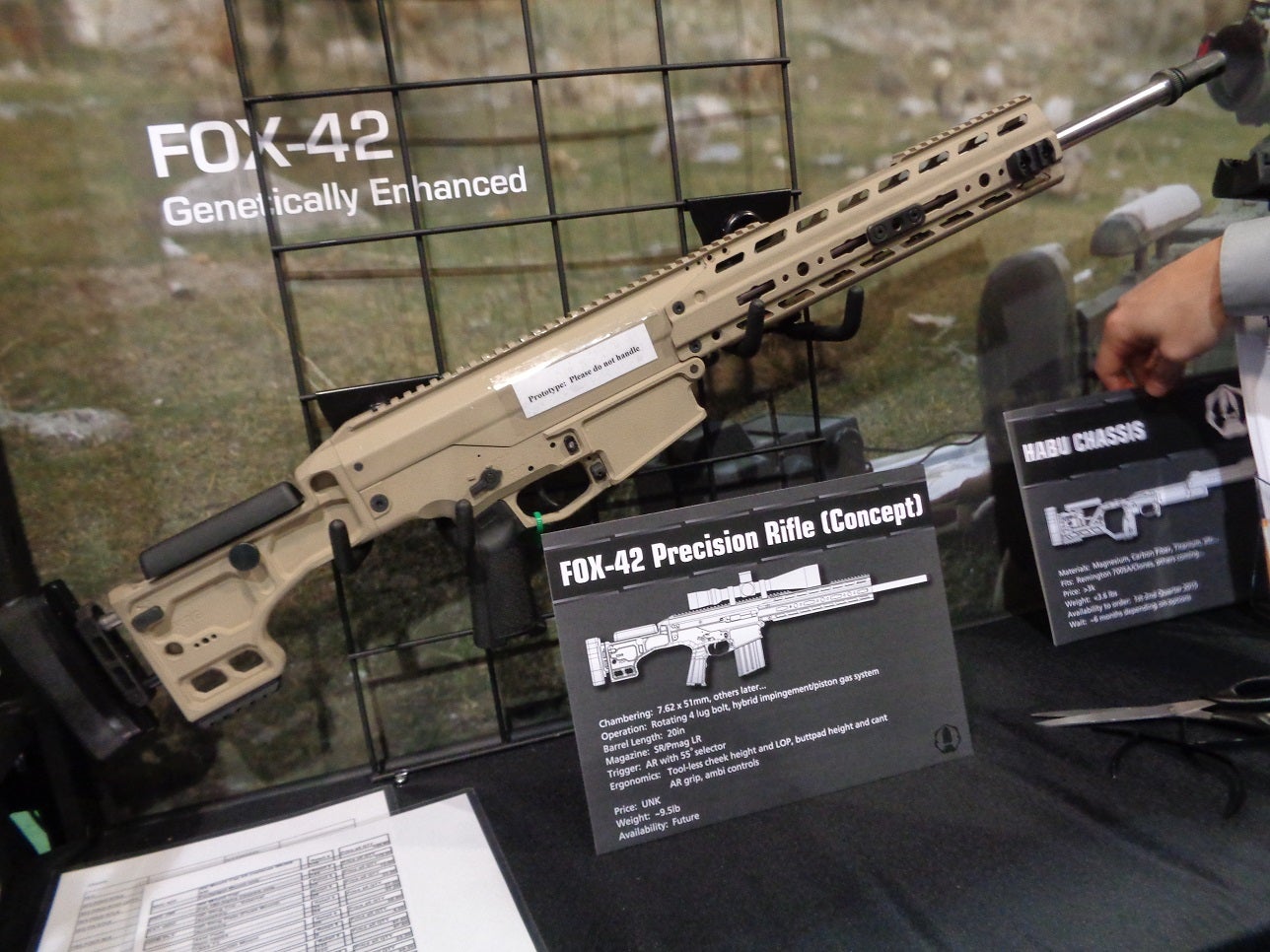 KRG FOX-42 Precision Rifle: Magpul Massoud Revenant.