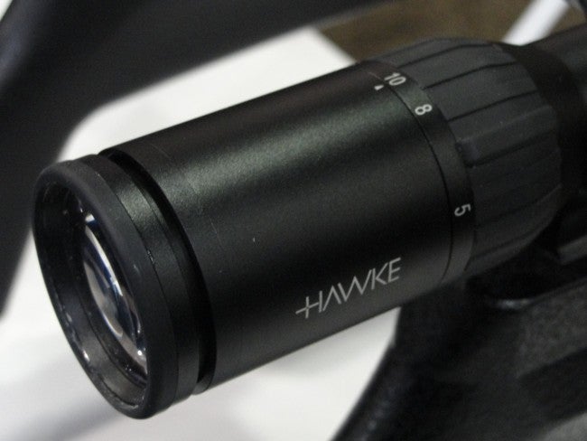The Hawke Frontier optic lens.