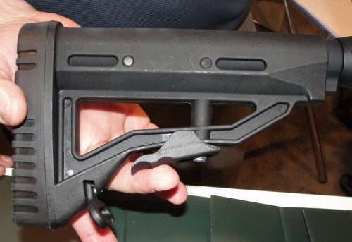 This is the collapsible stock option with the addition of a foldable option as well.
