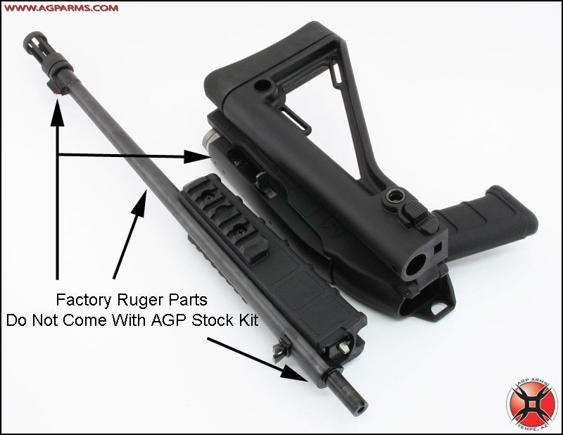 AGP Arms 10/22 Take-Down Stock Kit -The