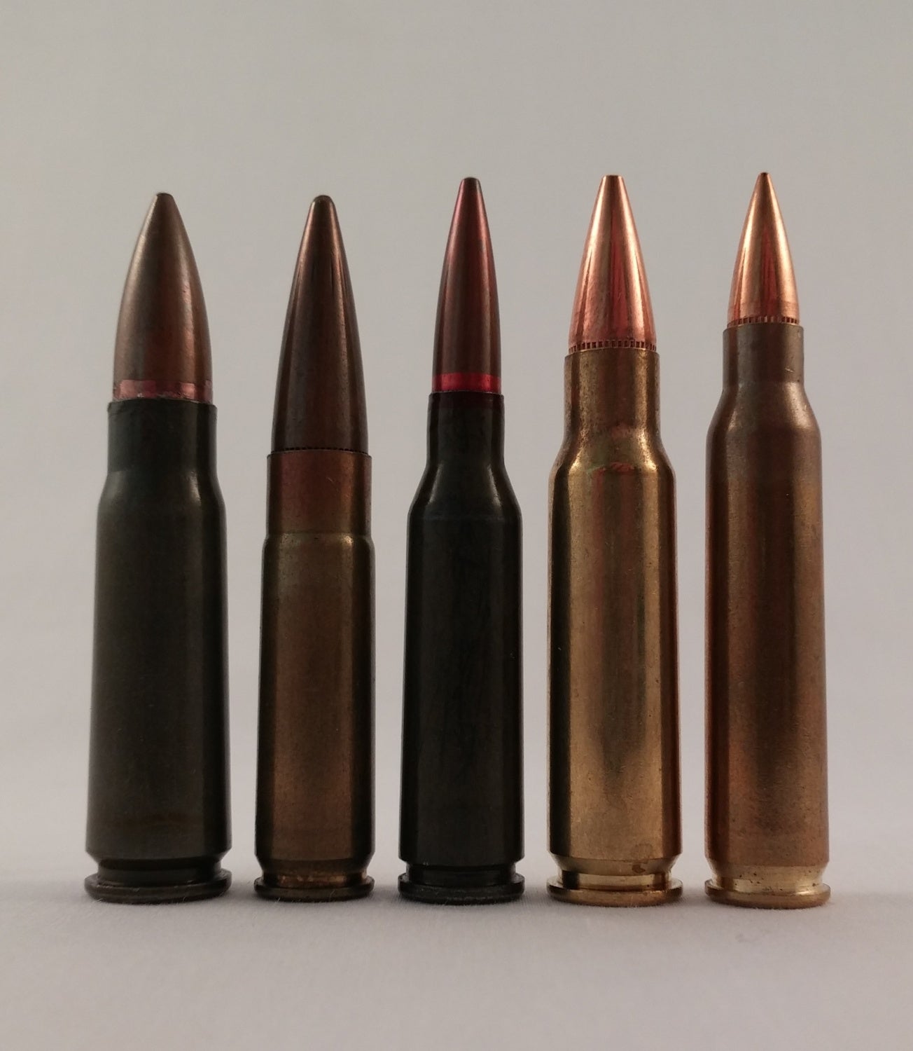 Assault rifle rounds used in subcarbines: 7.62x39mm, .300 AAC Blackout, 5.4...