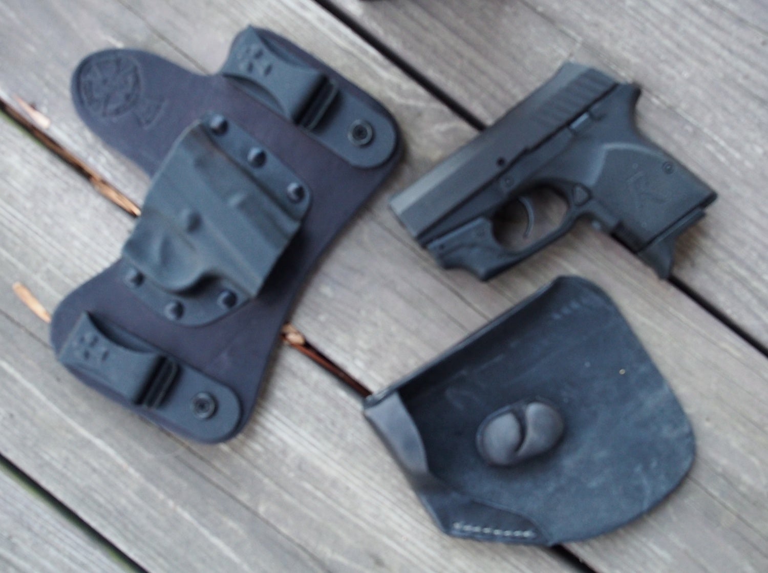 The RM380 with the CrossBreed and Recluse holsters