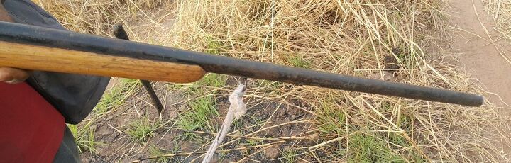 Hunter in the Village - Locally fabricated Shotgun barrel