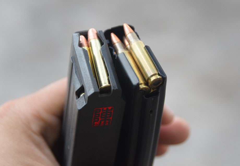 22 WMR and 4.6x30mm.