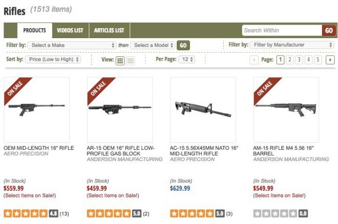 brownells selling rifles