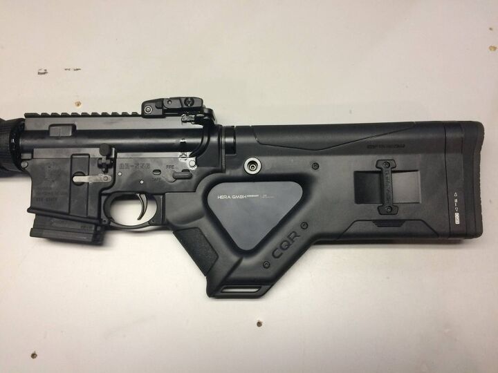HERA Arms CQR stock on a California Ruger AR-556 -The Firearm Blog.