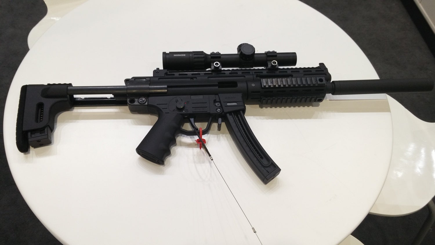 Return to GSG’s 9mm MP40 Lookalike, Optics-Ready GSG-16 SHOT 17. 
