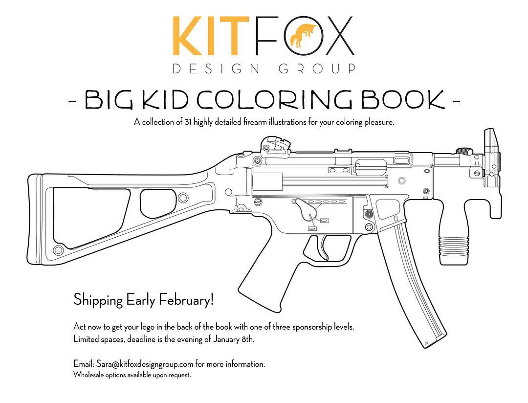 firearm coloring book for big kids the firearm blog