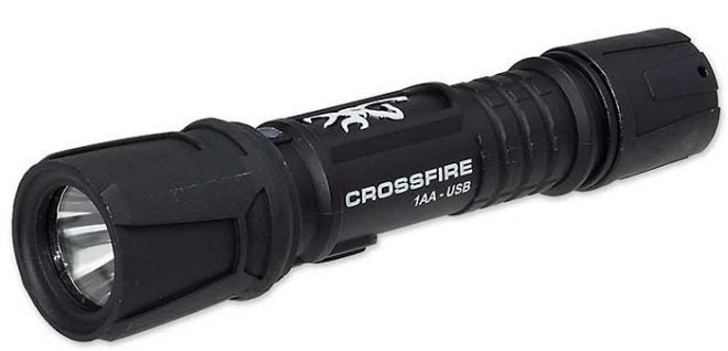 Crossfire 1AA USB Rechargeable Flashlight