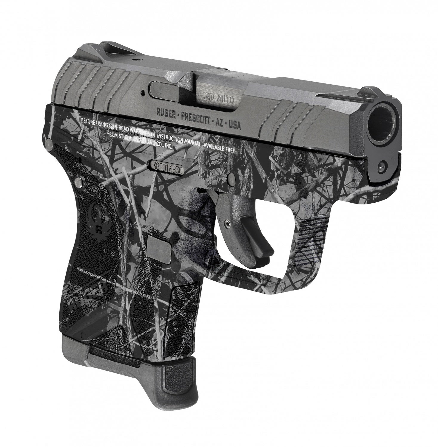 Ruger LCP II .380 ACP w/ "Harvest Moon" Camouflage Pattern.