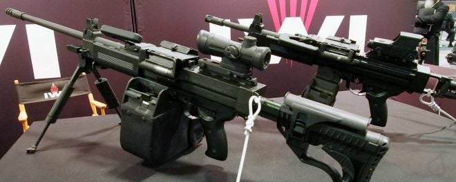 negev machine iwi guns 62mm 56mm ausa shown gpmg thefirearmblog defence