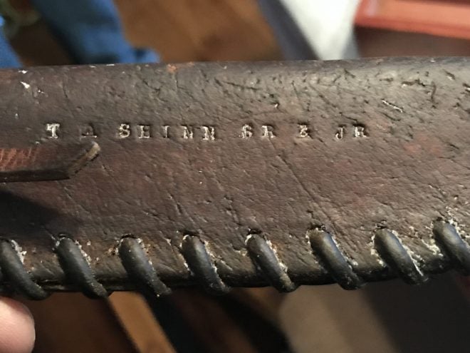 A Knife Made From Parts Of A WWII Mitsubishi Zero -The Firearm Blog