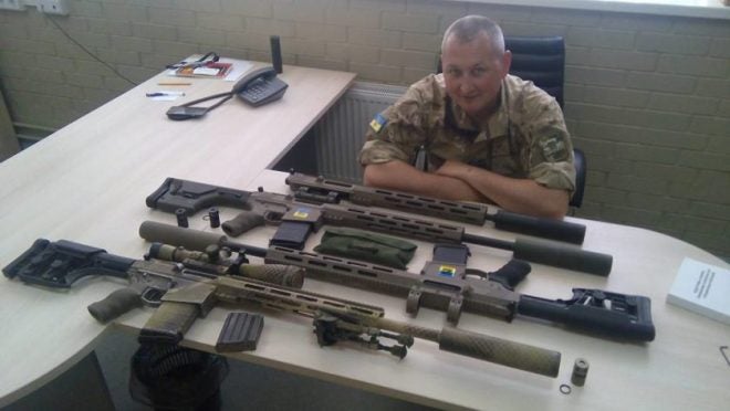 Ukraine's new semi-auto sniper rifle UR-10