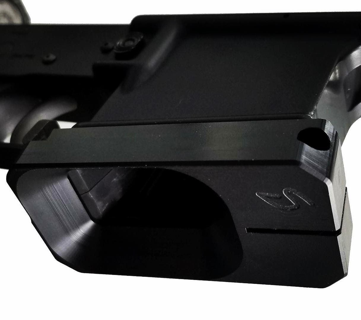 Stern Defense makes a magazine adapter to use pistol mags in your AR-15 low...