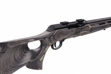 The rifle features the user-adjustable AccuTrigger and the same thread-in headspace system as Savage’s centerfire rifles for the utmost precision and consistency.