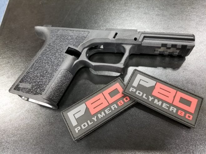The subcompact P80 pistol frame is made to fit either a Glock 26 or 27. 